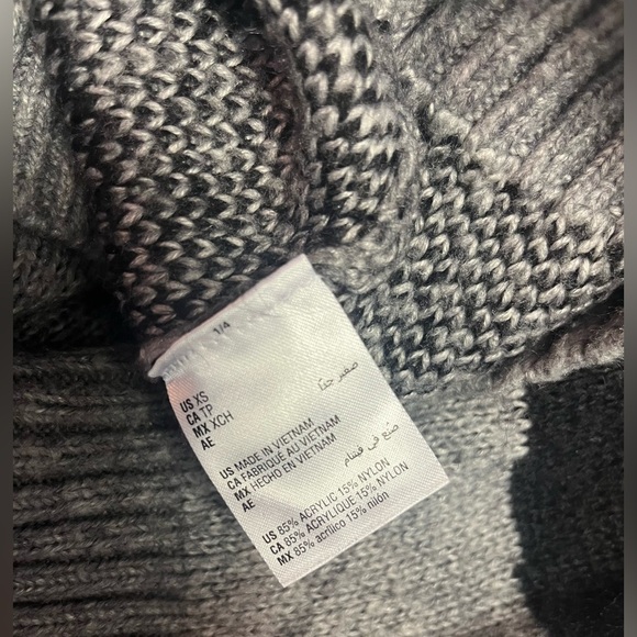 I.N.C. INTERNACIONAL CONCEPTS African Zebra Chunky Cardigan Oversized 
Size XS - Picture 8 of 8